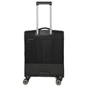 Travelite Crosslite - 4 - Rollen - Kabinentrolley S 55 cm erw. (schwarz) - Markenkoffer