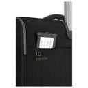 Travelite Crosslite - 4 - Rollen - Kabinentrolley S 55 cm erw. (schwarz) - Markenkoffer