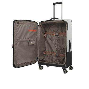 Travelite Crosslite - 4 - Rollen - Trolley L 77 cm erw. (natur) - Markenkoffer