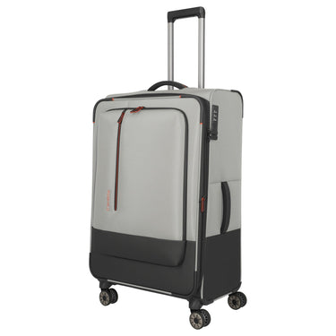 Travelite Crosslite - 4 - Rollen - Trolley L 77 cm erw. (natur) - Markenkoffer