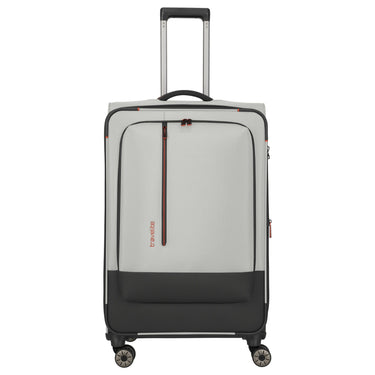 Travelite Crosslite - 4 - Rollen - Trolley L 77 cm erw. (natur) - Markenkoffer