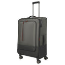 Travelite Crosslite - 4 - Rollen - Trolley L 77 cm erw. (oliv) - Markenkoffer