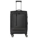 Travelite Crosslite - 4-Rollen-Trolley M 66 cm erw. (black)