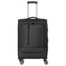 Travelite Crosslite - 4-Rollen-Trolley M 66 cm erw. (black)