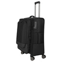 Travelite Crosslite - 4-Rollen-Trolley M 66 cm erw. (black) - Ansicht 6
