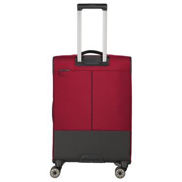 Travelite Crosslite - 4 - Rollen - Trolley M 66 cm erw. (red) - Markenkoffer