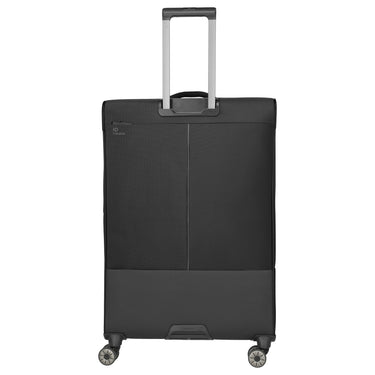 Travelite Crosslite - 4 - Rollen - Trolley XL 81 cm erw. (schwarz) - Markenkoffer