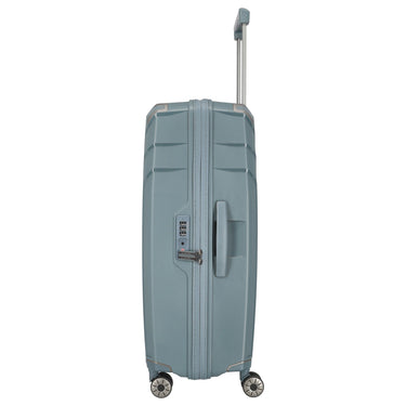 Travelite Elvaa - 4 - Rollen - Trolley L 77 cm (blaugrau) - Markenkoffer
