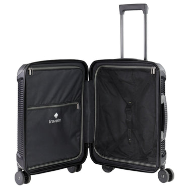 Travelite Millennium - 4 - Rollen - Kabinentrolley 55 cm (black) - Markenkoffer