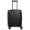 Travelite Millennium - Trolley de cabina con 4 ruedas y bolsillo delantero S 55 cm (negro)