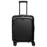Travelite Millennium - 4 - Rollen - Kabinentrolley mit Vortasche S 55 cm (black) - Markenkoffer