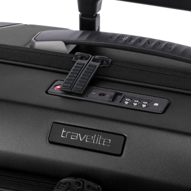 Travelite Millennium - 4 - Rollen - Kabinentrolley mit Vortasche S 55 cm (black) - Markenkoffer