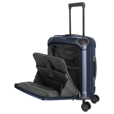 Travelite Millennium - 4 - Rollen - Kabinentrolley mit Vortasche S 55 cm (navy) - Markenkoffer
