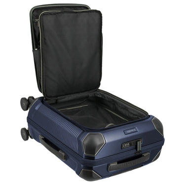 Travelite Millennium - 4 - Rollen - Kabinentrolley mit Vortasche S 55 cm (navy) - Markenkoffer