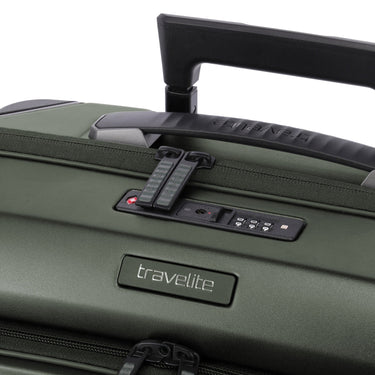 Travelite Millennium - 4 - Rollen - Kabinentrolley mit Vortasche S 55 cm (pine green) - Markenkoffer