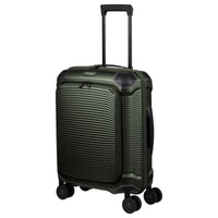 Travelite Millennium - 4-Rollen-Kabinentrolley mit Vortasche S 55 cm (pine green) - Ansicht 2