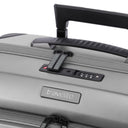 Travelite Millennium - 4 - Rollen - Kabinentrolley mit Vortasche S 55 cm (silver) - Markenkoffer