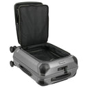 Travelite Millennium - 4 - Rollen - Kabinentrolley mit Vortasche S 55 cm (silver) - Markenkoffer