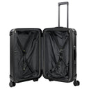 Travelite Millennium - 4 - Rollen - Trolley M 67 cm erw. (black) - Markenkoffer