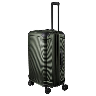 Travelite Millennium - 4 - Rollen - Trolley M 67 cm erw. (pine green) - Markenkoffer