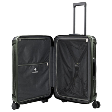 Travelite Millennium - 4 - Rollen - Trolley M 67 cm erw. (pine green) - Markenkoffer