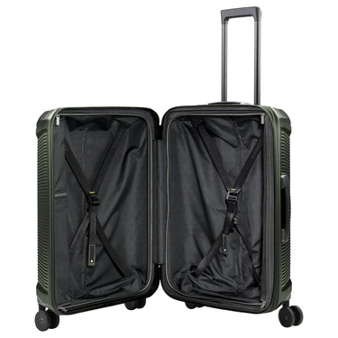 Travelite Millennium - 4 - Rollen - Trolley M 67 cm erw. (pine green) - Markenkoffer