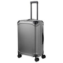 Travelite Millennium - 4 - Rollen - Trolley M 67 cm erw. (silver) - Markenkoffer