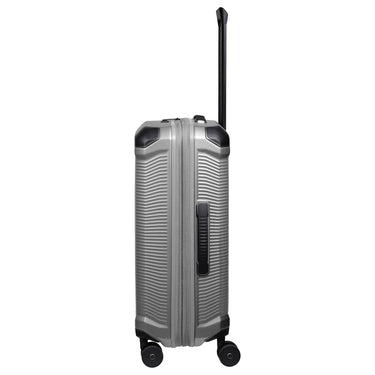 Travelite Millennium - 4 - Rollen - Trolley M 67 cm erw. (silver) - Markenkoffer