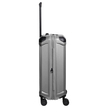 Travelite Millennium - 4 - Rollen - Trolley M 67 cm erw. (silver) - Markenkoffer