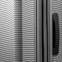 Travelite Millennium - 4 - Rollen - Trolley M 67 cm erw. (silver) - Markenkoffer