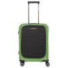Travelite Mooby - Maleta de cabina de 4 ruedas con bolsillo frontal S 55 cm (verde)