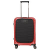 Travelite Mooby - Maleta de cabina de 4 ruedas con bolsillo frontal S 55 cm (rojo)