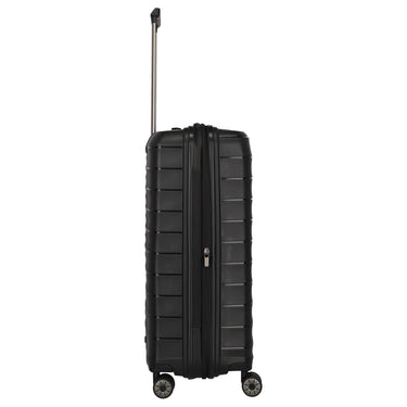 Travelite Mooby - 4 - Rollen - Trolley M 66 cm erw. (black) - Markenkoffer