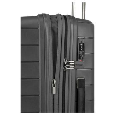 Travelite Mooby - 4 - Rollen - Trolley M 66 cm erw. (black) - Markenkoffer