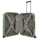 Travelite Mooby - 4 - Rollen - Trolley M 66 cm erw. (grün) - Markenkoffer
