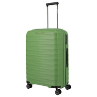 Travelite Mooby - 4 - Rollen - Trolley M 66 cm erw. (grün) - Markenkoffer