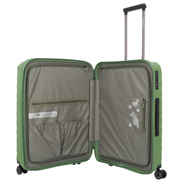Travelite Mooby - 4 - Rollen - Trolley M 66 cm erw. (grün) - Markenkoffer