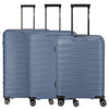 Travelite Mooby - Set de maletas de 4 ruedas L/M/S 3 piezas (marino)