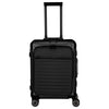 Travelite Next - Maleta de cabina de 4 ruedas con bolsillo frontal S 55 cm (negro)