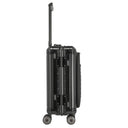 Travelite Next - 4 - Rollen - Kabinentrolley mit Vortasche S 55 cm (black) - Markenkoffer