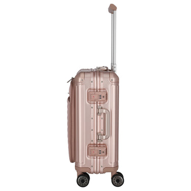 Travelite Next - 4 - Rollen - Kabinentrolley mit Vortasche S 55 cm (rose) - Markenkoffer