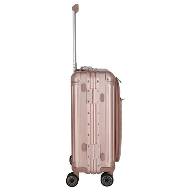 Travelite Next - 4 - Rollen - Kabinentrolley mit Vortasche S 55 cm (rose) - Markenkoffer