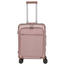 Travelite Next - 4 - Rollen - Kabinentrolley mit Vortasche S 55 cm (rose) - Markenkoffer