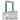 Travelite Next 75 Jahre Jubiläums - Edition - 4 - Rollen - Trolley L 77 cm (silber - grün) - Markenkoffer