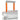 Travelite Next 75 Jahre Jubiläums - Edition - 4 - Rollen - Trolley L 77 cm (silber - orange) - Markenkoffer