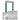 Travelite Next 75 Jahre Jubiläums - Edition - 4 - Rollen - Trolley M 67 cm (silber - grün) - Markenkoffer