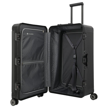 Travelite Next Trunk - 4 - Rollen - Trolley 76 cm (schwarz) - Markenkoffer