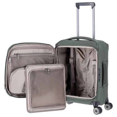 Travelite Priima - 4 - Rollen - Kabinentrolley S 55 cm erw. (olive) - Markenkoffer