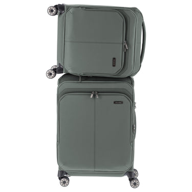 Travelite Priima - 4 - Rollen - Kabinentrolley S 55 cm erw. (olive) - Markenkoffer