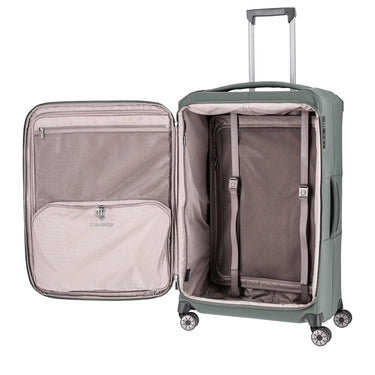 Travelite Priima - 4-Rollen-Trolley L 79 cm erw. (olive) - Ansicht 6